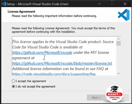 نصب vs code برای پایتون مرحله دوازهم
