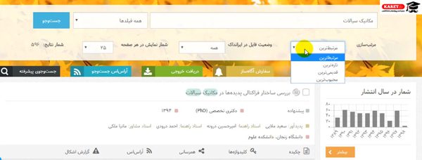 مرتب سازی مطالب بر اساس نیاز