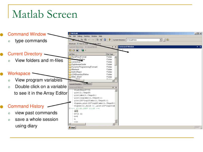 matlab screen