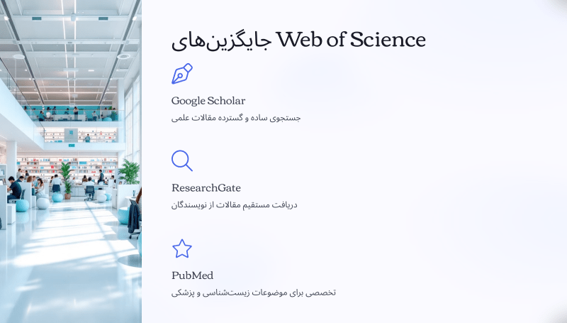آیا پایگاه Web of Science جایگزینی دارد؟