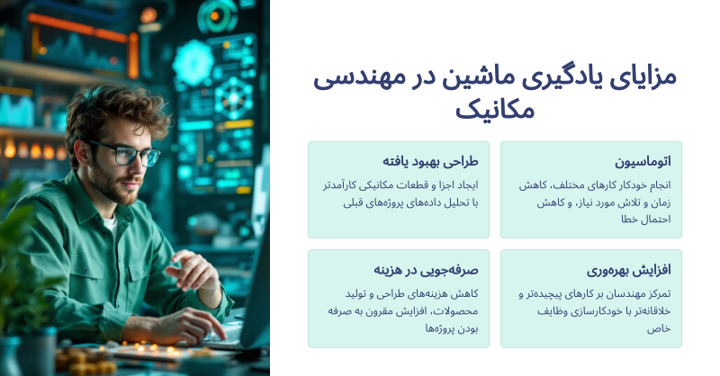 مزایای یادگیری ماشین در مهندسی مکانیک