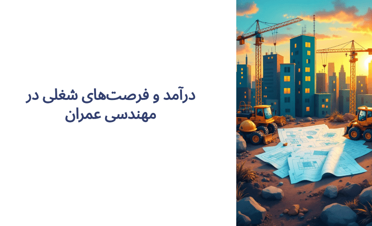 درآمد رشته عمران از مبتدی تا با سابقه
